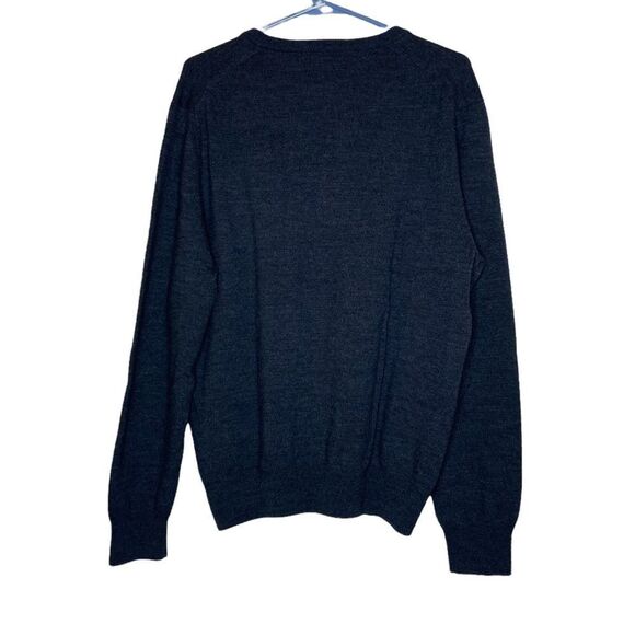 Brooks brothers Saxxon wool size large V neck sweater - Picture 2 of 4